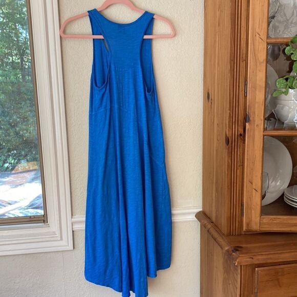 Anthro Left of Center Asymmetrical Hem MIDI Dress XS - Picture 8 of 9